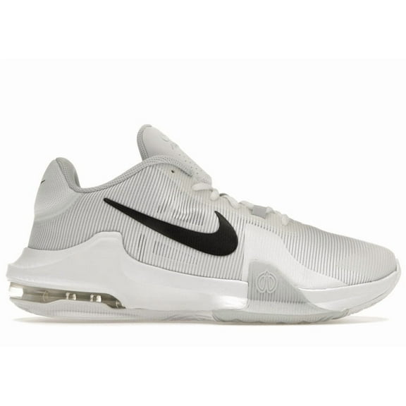 Nike Men's Air Max Impact 4 White Black Pure Platinum Basketball Shoes, from StockX