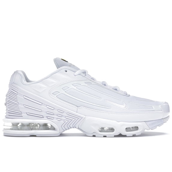 Nike Men's Air Max Plus 3 Triple White Running Shoes, from StockX