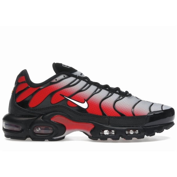 Nike Men's Air Max Plus Pure Platinum University Red Black White Running Shoes, from StockX