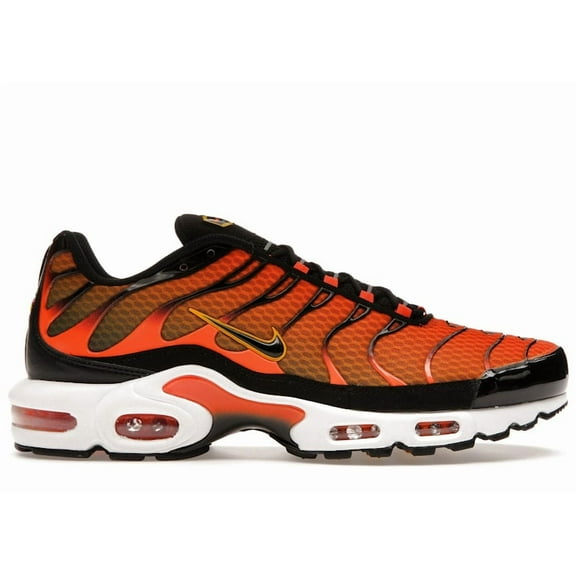 Nike Men's Air Max Plus Safety Orange Black Running Shoes, from StockX