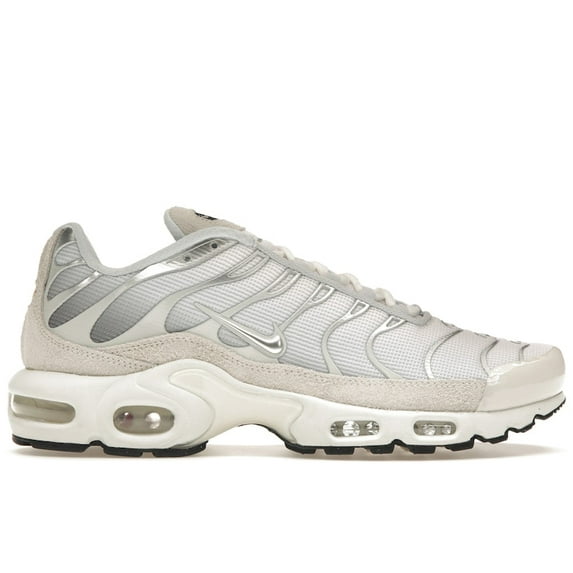 Nike Men's Air Max Plus Sail Pure Platinum Silver Running Shoes, from StockX