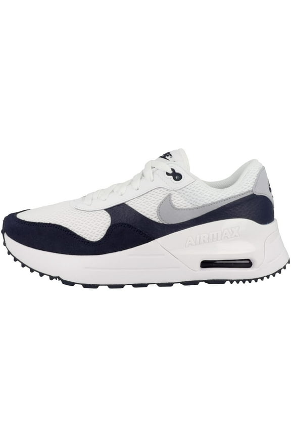 Men's Air Max SYSTM Running Shoes, White/Wolf Grey-Obsidian, 9 M US