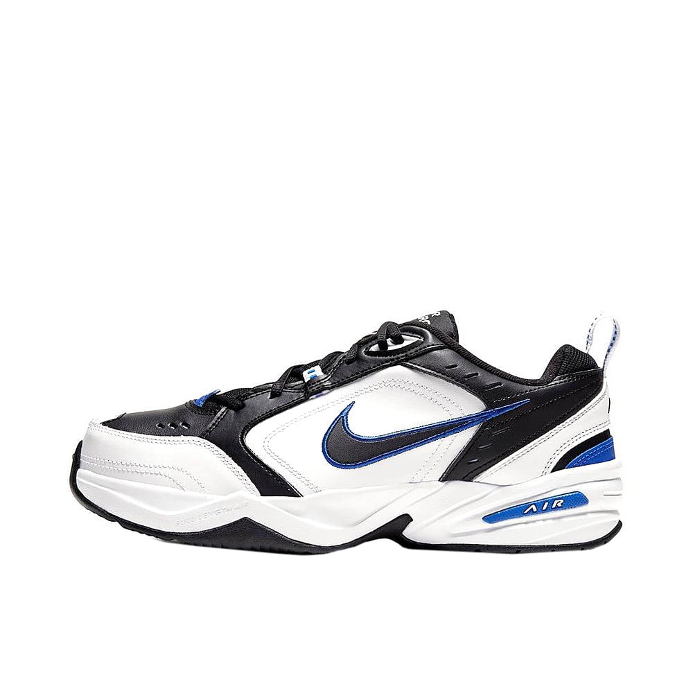 Nike Men's Air Monarch IV Classic Sneakers, Black/White/Blue, 7.5 X ...