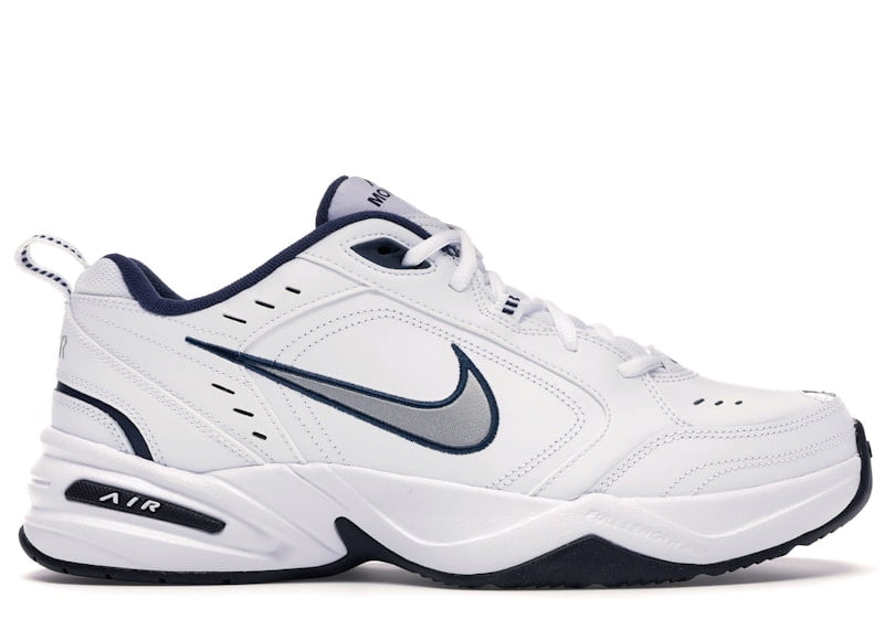 Nike Men's Air Monarch IV White Navy Running Shoes, from StockX