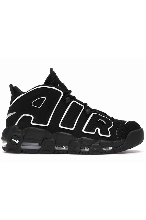 Men's Air More Uptempo Black White Basketball Shoes, from StockX