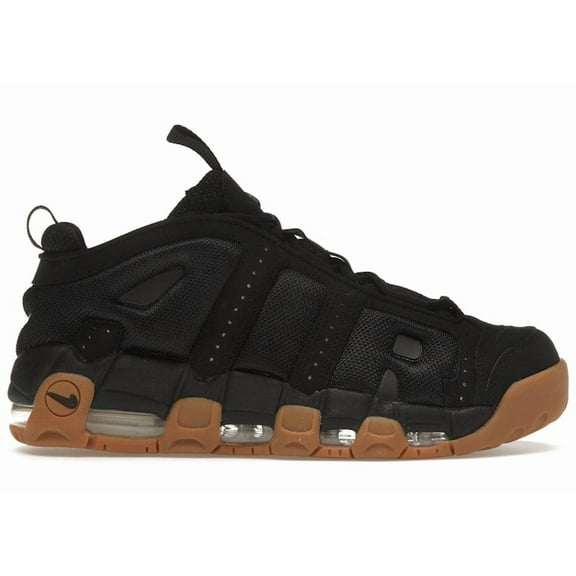 Nike Men's Air More Uptempo Low Black Gum Shoes, from StockX