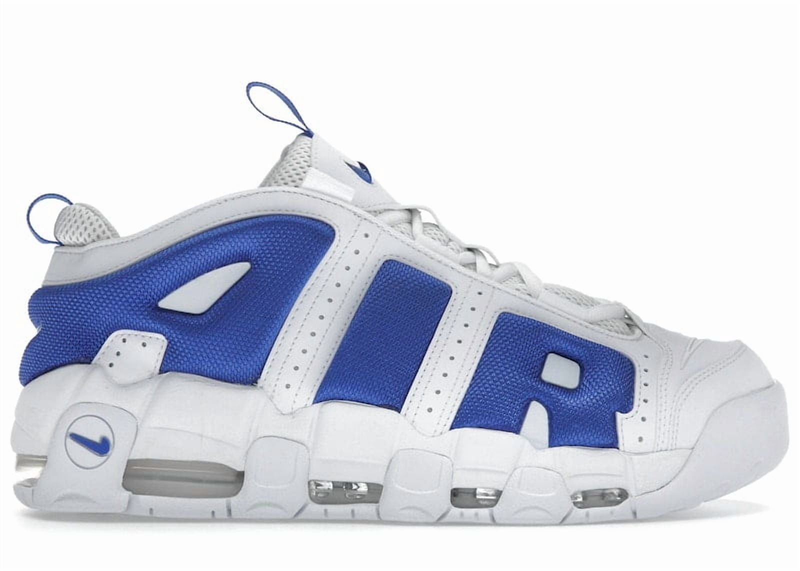 Nike Men's Air More Uptempo Low White Hyper Royal Shoes, from StockX