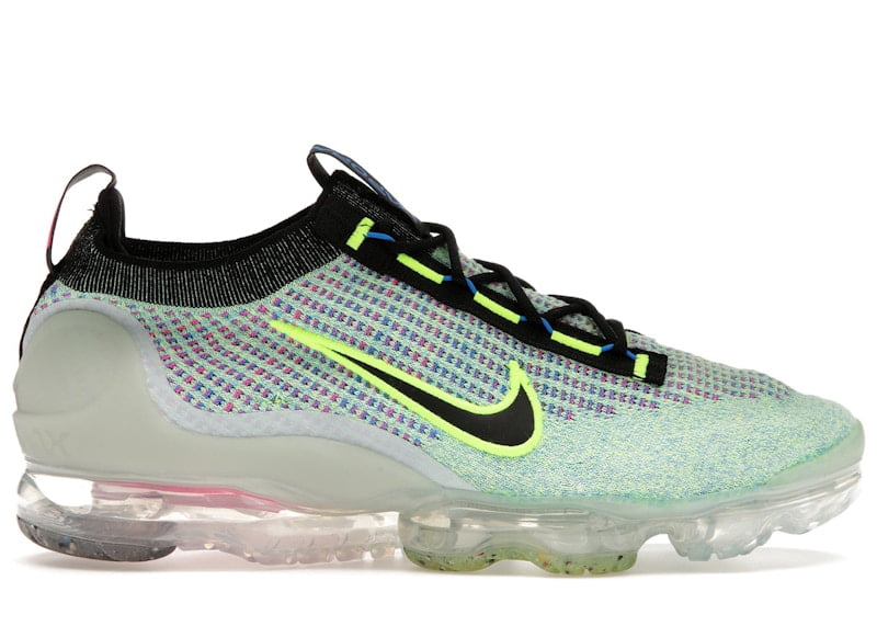 Nike Air VaporMax 2021 Flyknit Next Nature Volt Photo Blue Size 11 Men’s Size 11.5 - Nike Air VaporMax 2021 Flyknit Next Nature Volt  main image 2