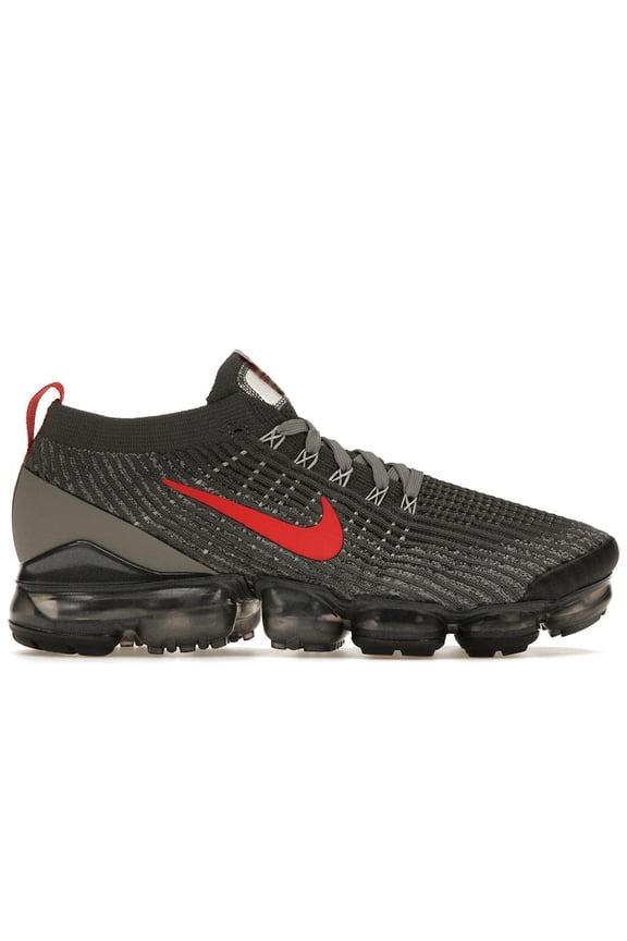 Men's Air VaporMax Flyknit 3 Grey Track Red Running Shoes, from StockX