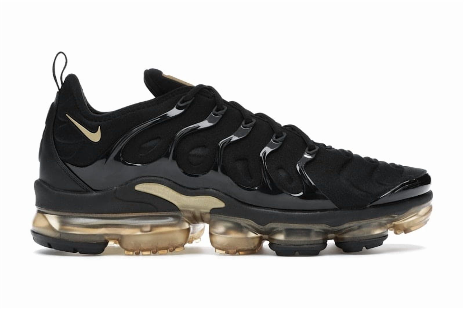 Nike Men's Air VaporMax Plus Black Metallic Gold Running Shoes, from StockX