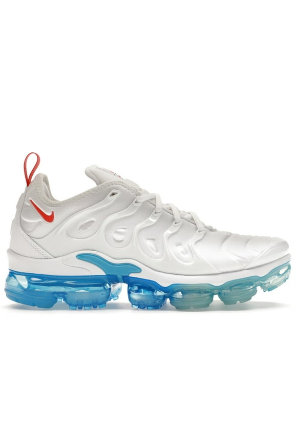 Men's Air VaporMax Plus White Red Blue Running Shoes, from StockX