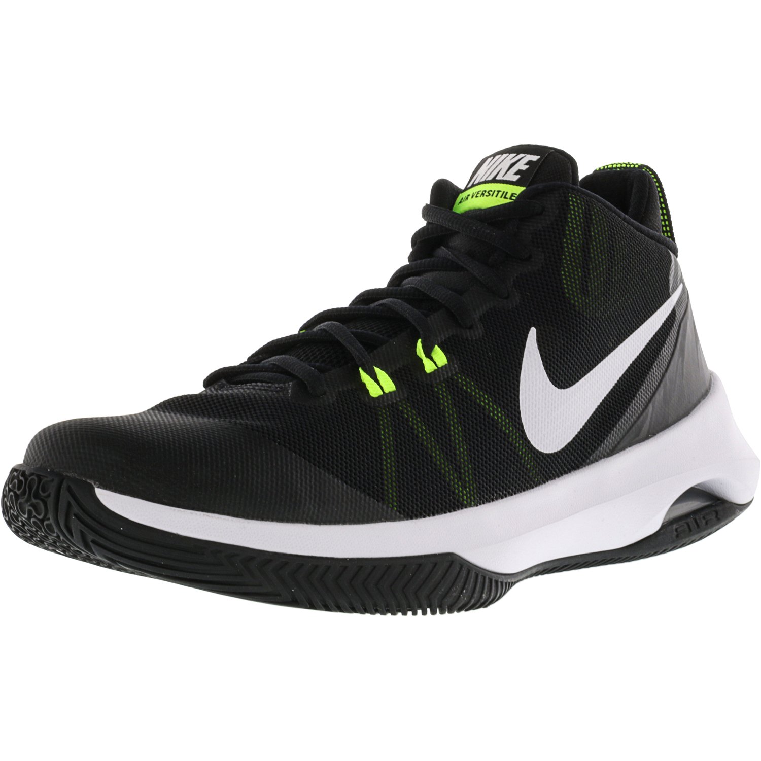Nike Men's Air Versitile Black / White-Volt Ankle-High Fabric Tennis Shoe - 9M - image 1 of 7