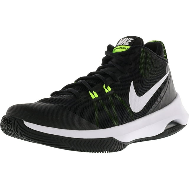 Nike Men's Air Versitile Black / White-Volt Ankle-High Fabric Tennis Shoe - 9M