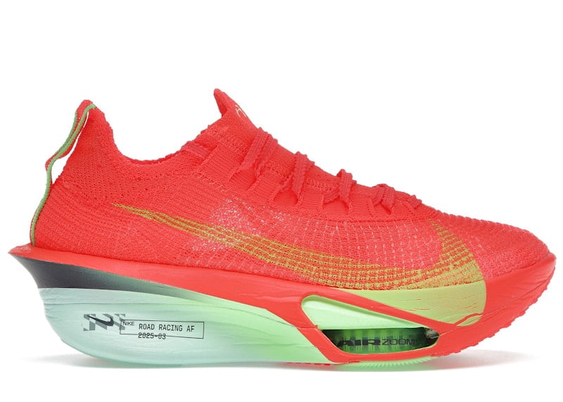 Nike Men's Air Zoom Alphafly Next% 3 Bright Crimson Lime Blast Mint Foam Cave Purple Running Shoes, from StockX
