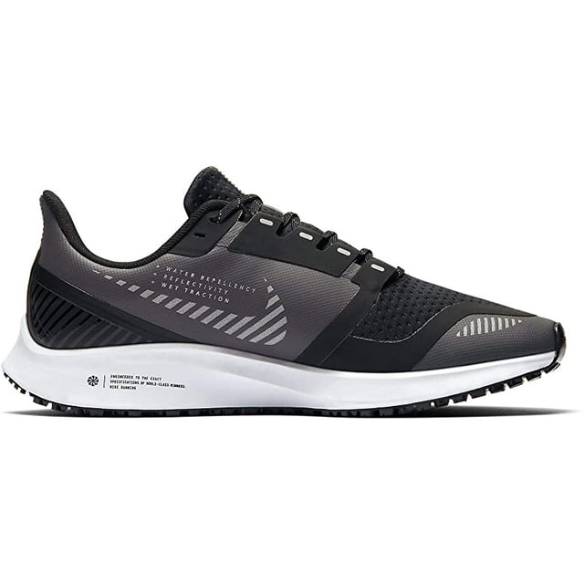 Nike Men's Air Zoom Pegasus 36 Shield Running Shoe, Grey/Black, 8 D(M) US