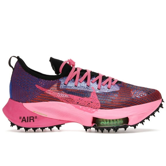 Nike Men's Air Zoom Tempo Next% Flyknit Off-White Racer Blue Pink Glow Running Shoes, from StockX