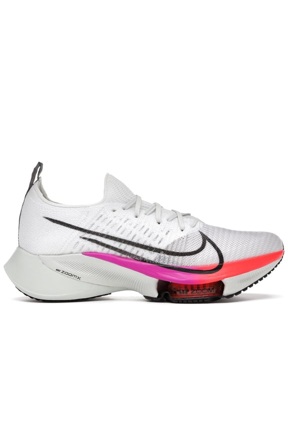 Men's Air Zoom Tempo Next% Flyknit White Hyper Violet Flash Crimson Running Shoes, from StockX