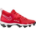 thumbnail image 1 of Nike Men's Alpha Menace 3 Shark Mid Football Cleats (Red/White, 14 D US), 1 of 1