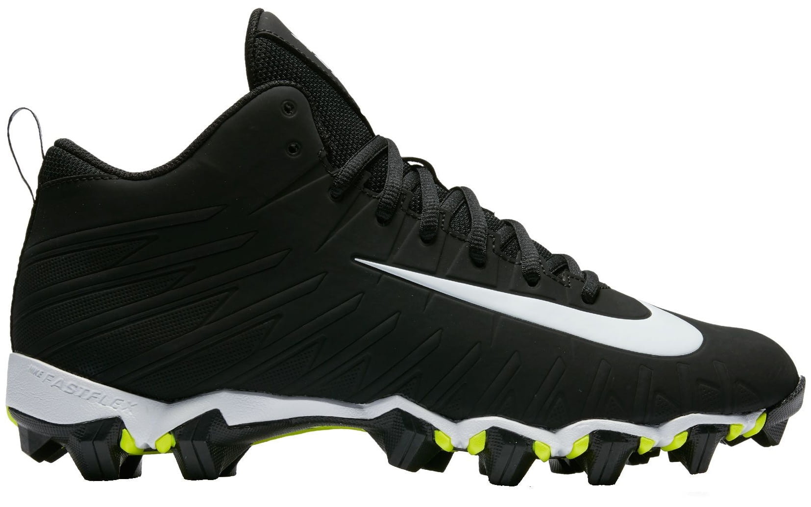 Nike Men s Alpha Menace Shark Football Cleats Black White 11.5