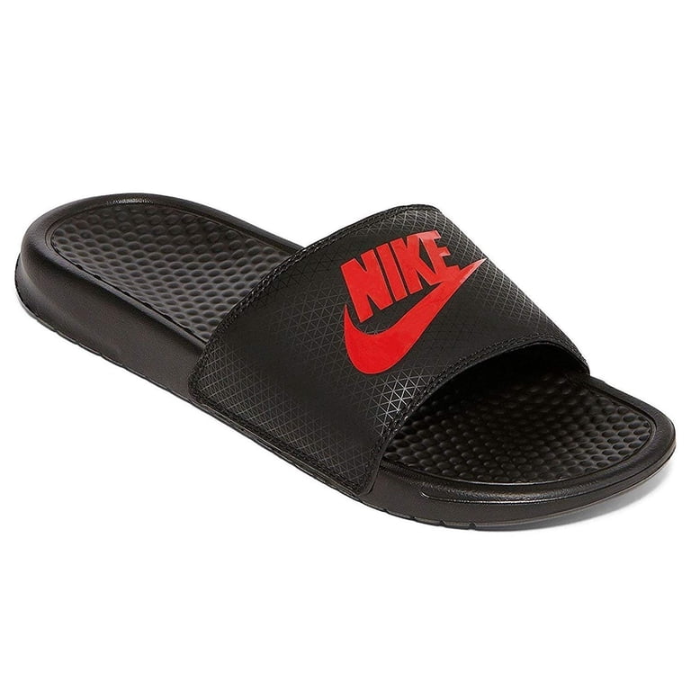 NIKE BENASSI SLIDES JUST DO IT JDI BLACK REDS Nike Benassi Slide  main image 3
