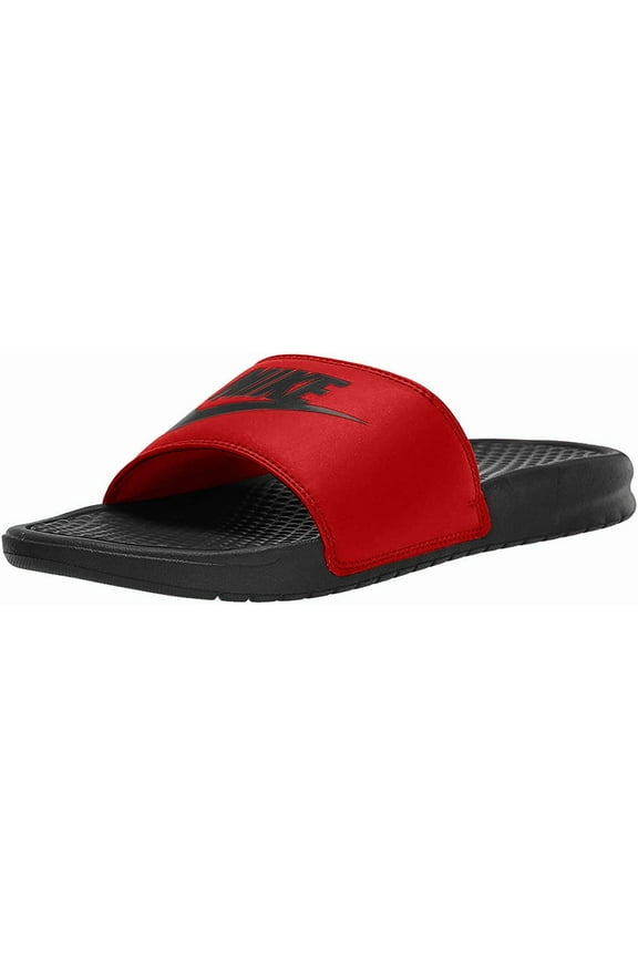 Men's Benassi Just Do It Sandal, red Orbit/Black-Anthracite, 9 Regular US