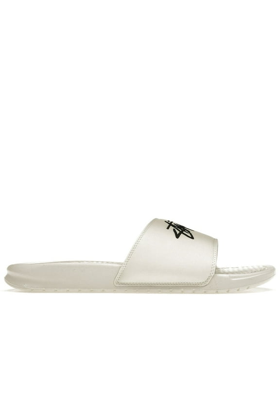 Men's Benassi Stussy Cream Sandals, from StockX