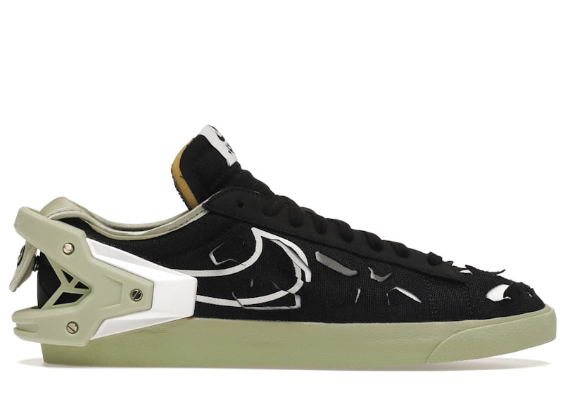 Nike Men's Blazer Low Acronym Black Olive Aura Shoes, from StockX