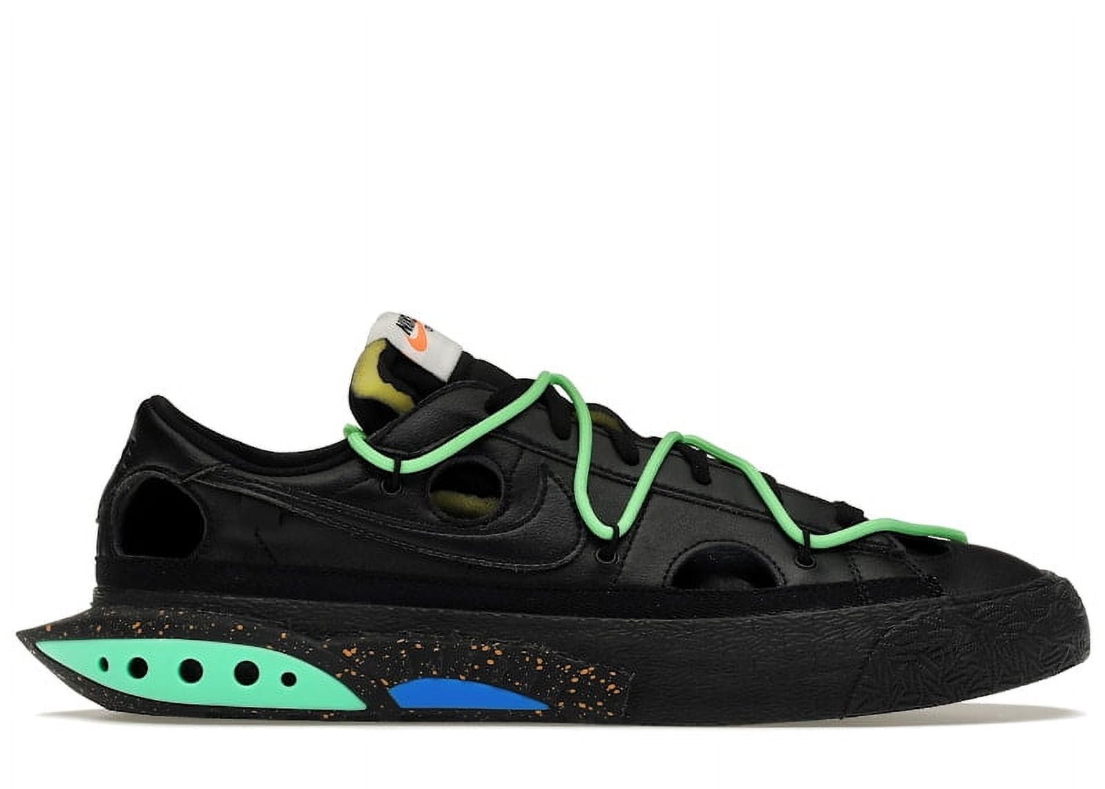 Nike Men's Blazer Low Off-White Black Electro Green Shoes, from StockX
