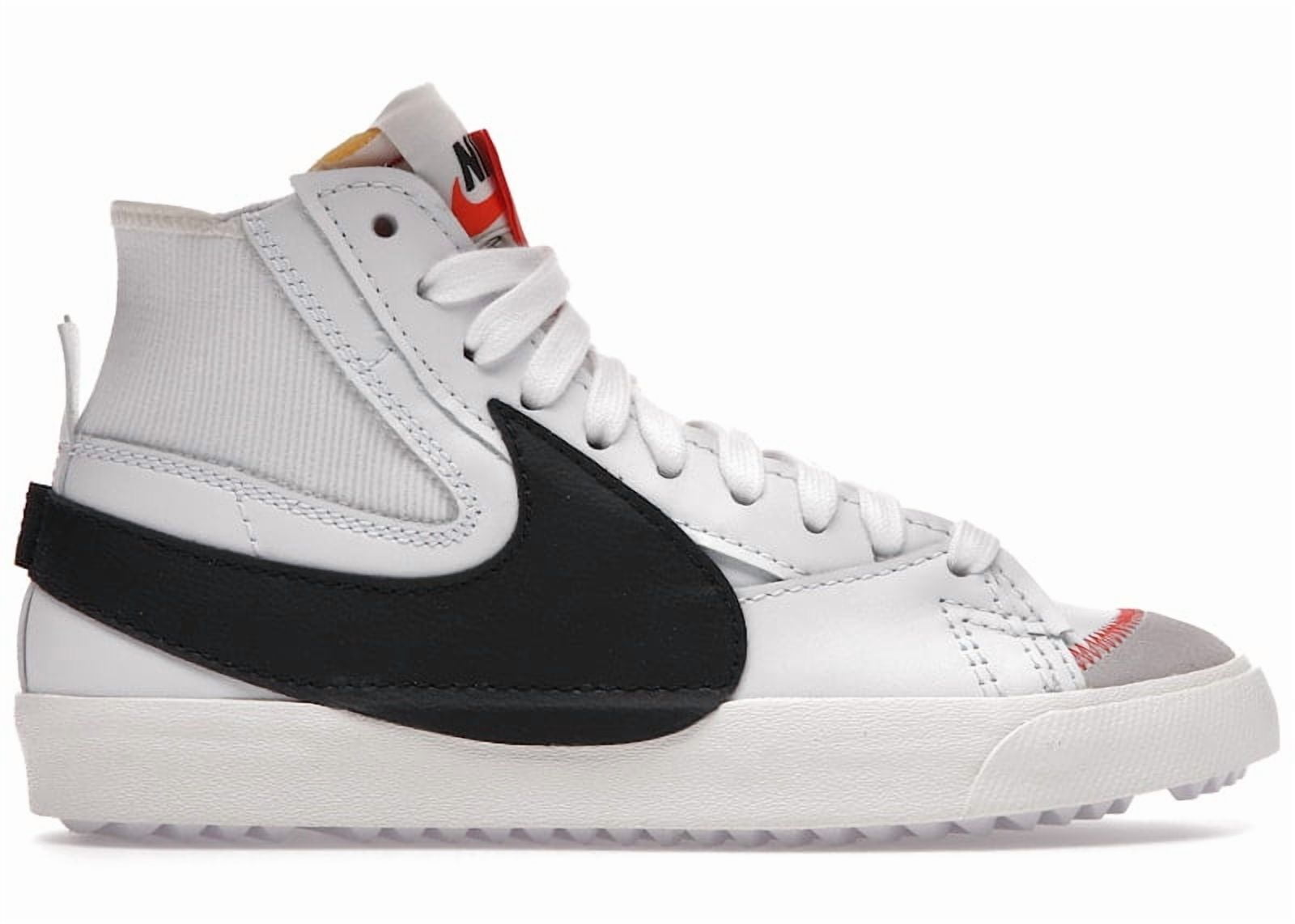 Nike Men's Blazer Mid 77 Jumbo White Black Basketball Shoes, from