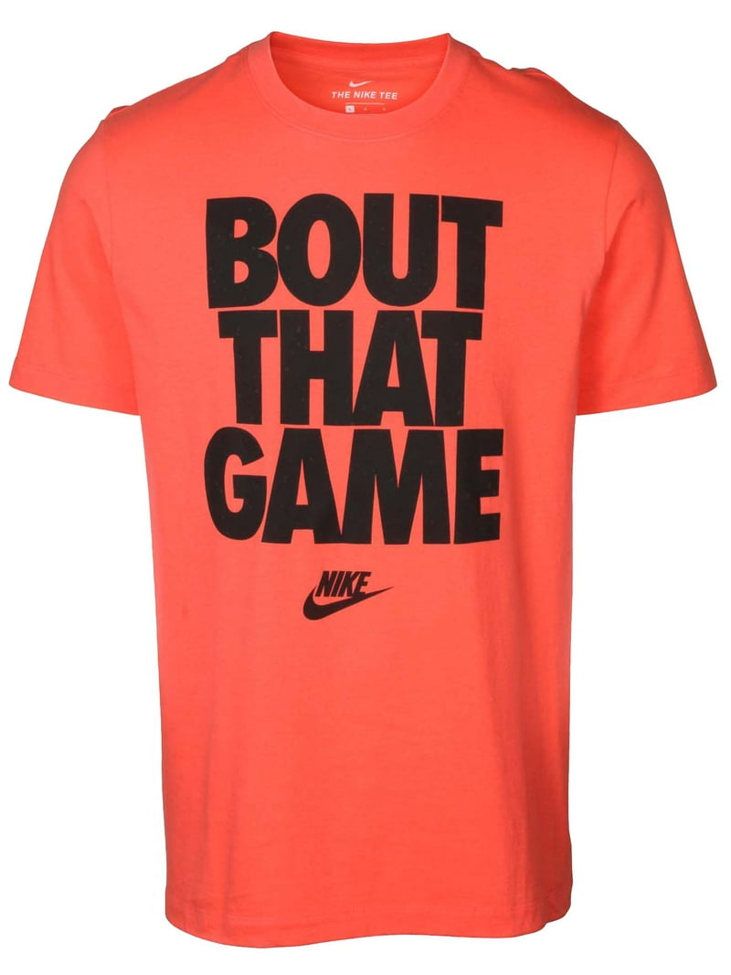 Nike Men's Bout That Game Graphic Tee (X-Large, Bright Crimson