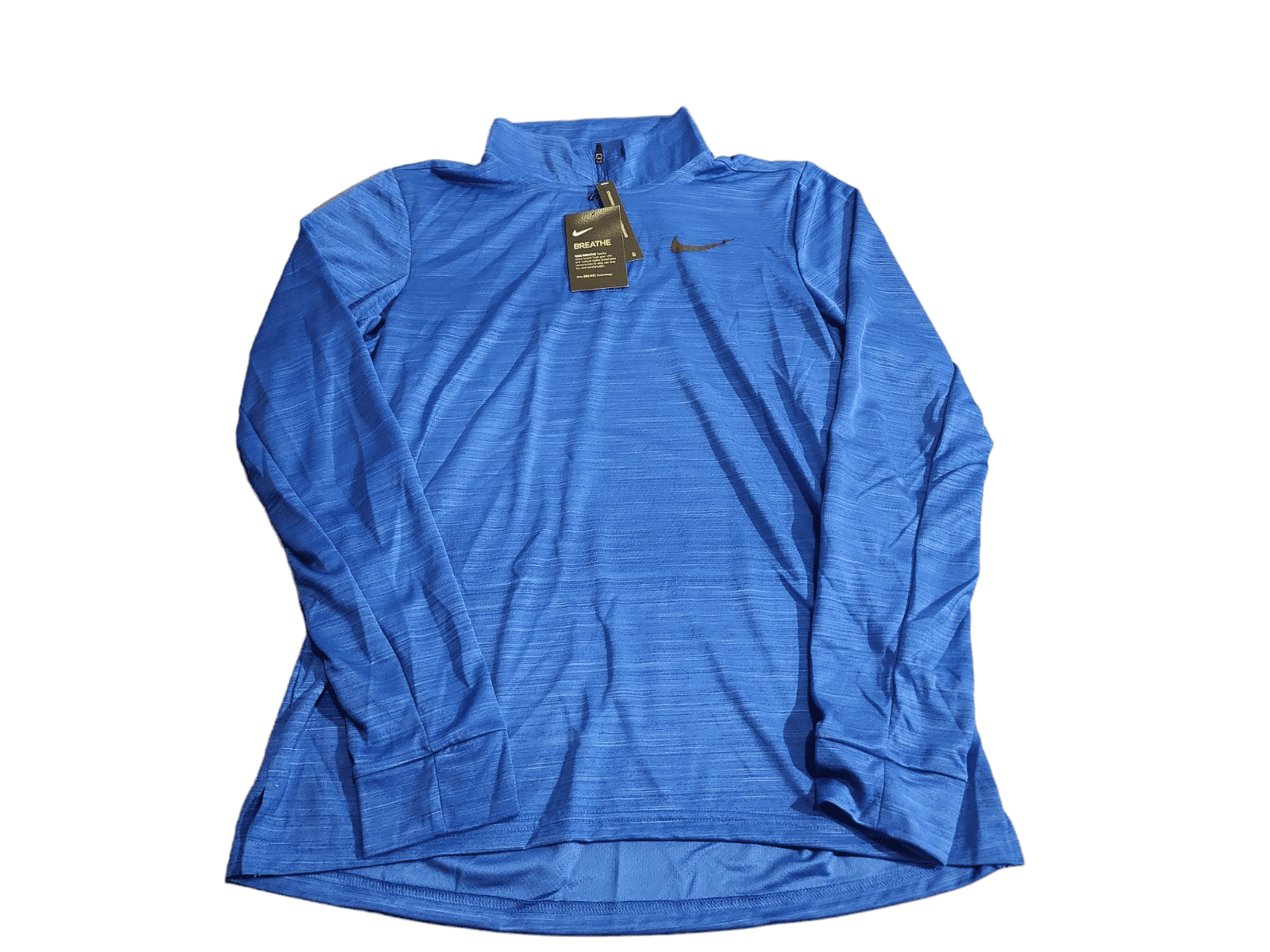 Nike Men s Breathe Superset Game Royal Blue Quarter Zip Long Sleeve CZ1212 480 Large