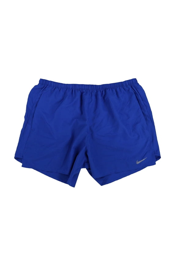 Mens Challenger Brief Lined Training Shorts Swoosh Logo Game Royal 2Xl New