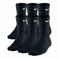 thumbnail image 1 of Nike Men's and Women's Cotton Cushioned Training Socks. White (6), 1 of 5