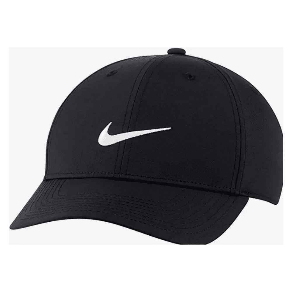 Nike Men's Classic Cotton Baseball Cap, Black/White, OS - Walmart.com