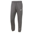 thumbnail image 1 of Nike Men's Club Open-Hemmed Pants Charcoal | White MD, 1 of 5