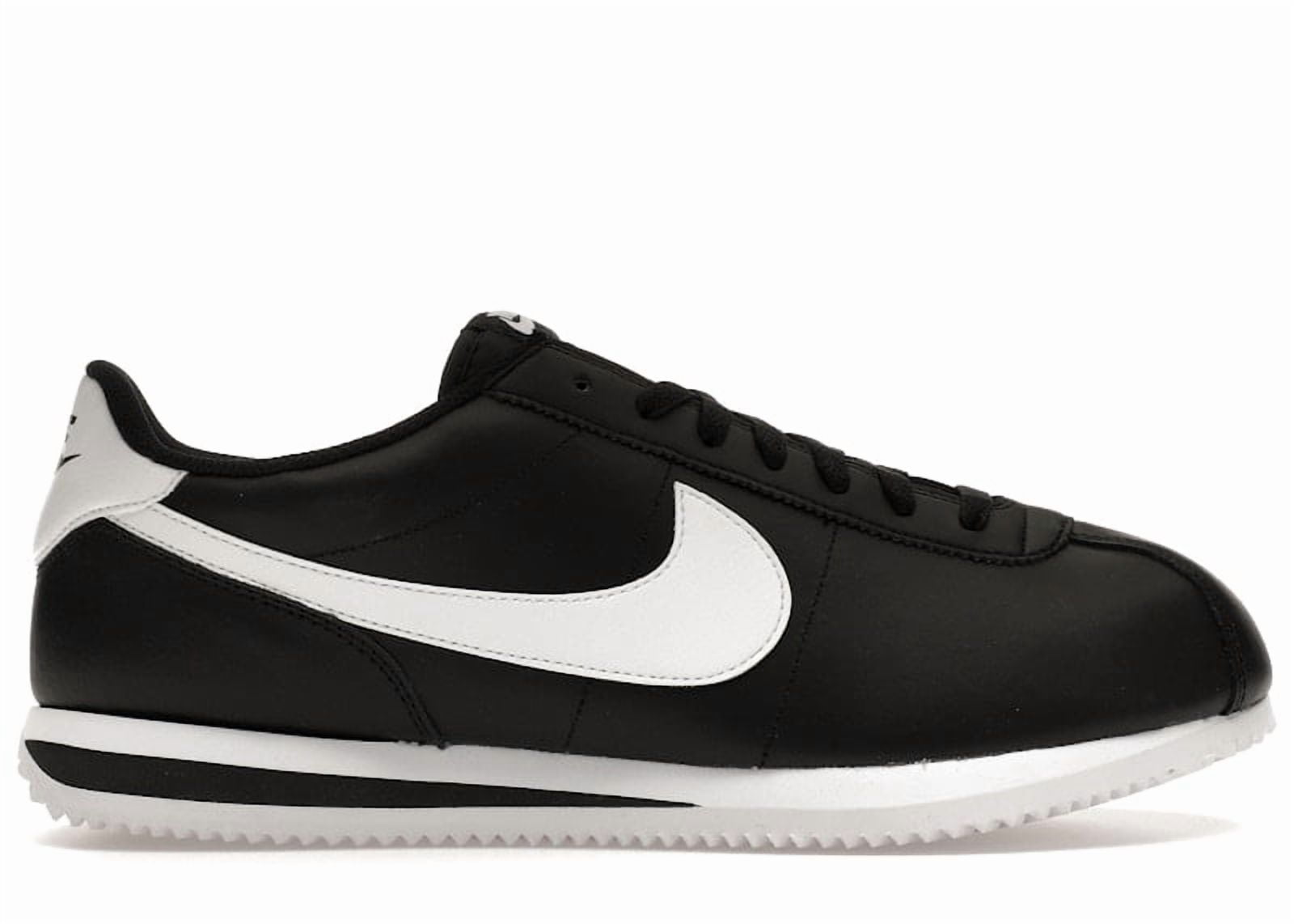 Nike Men's Cortez Basic Black White (2023) Running Shoes, from StockX