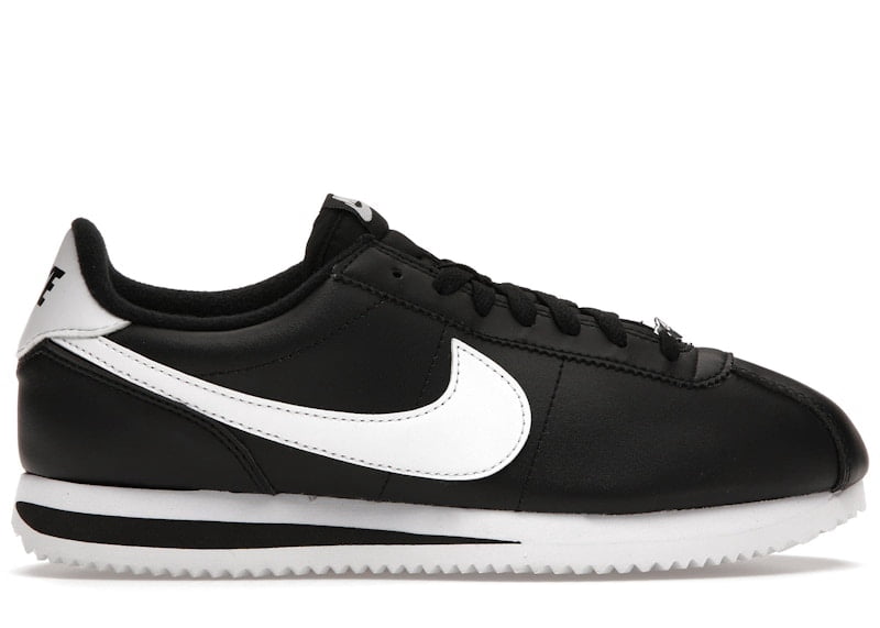 Nike Men's Cortez Basic Black White Shoes, from StockX