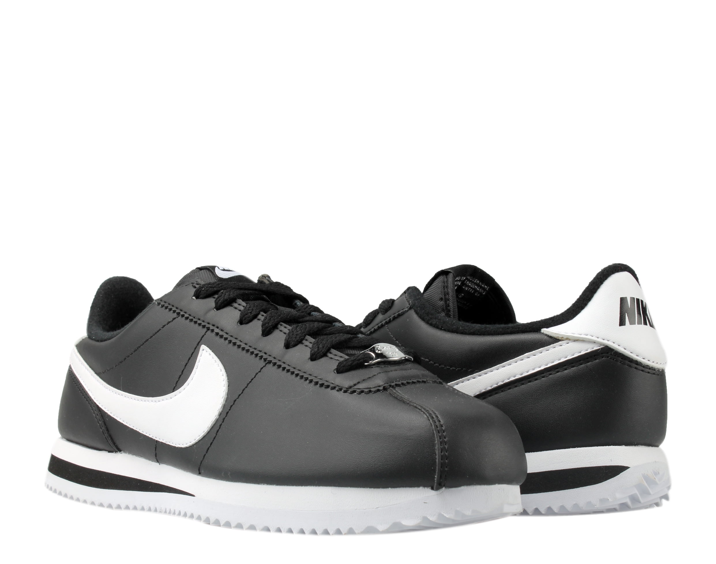 NIKE ☆ Cortez Basic Leather Black×White Nike Cortez Basic Leather White Black for Sale