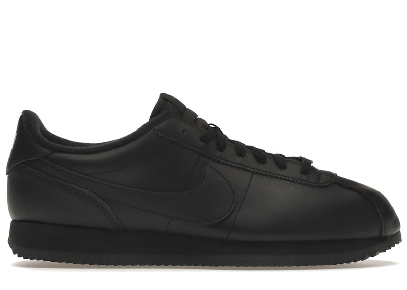 Nike Men's Cortez Basic Leather Triple Black Shoes, from StockX