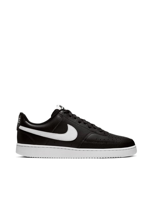 Men's Court Vision Low Sneaker, Black/White-Photon Dust, 13 Regular US