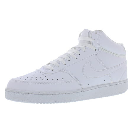 Mens Nike Court Vision Mid NN Shoe Size: 8.5 White/White Basketball