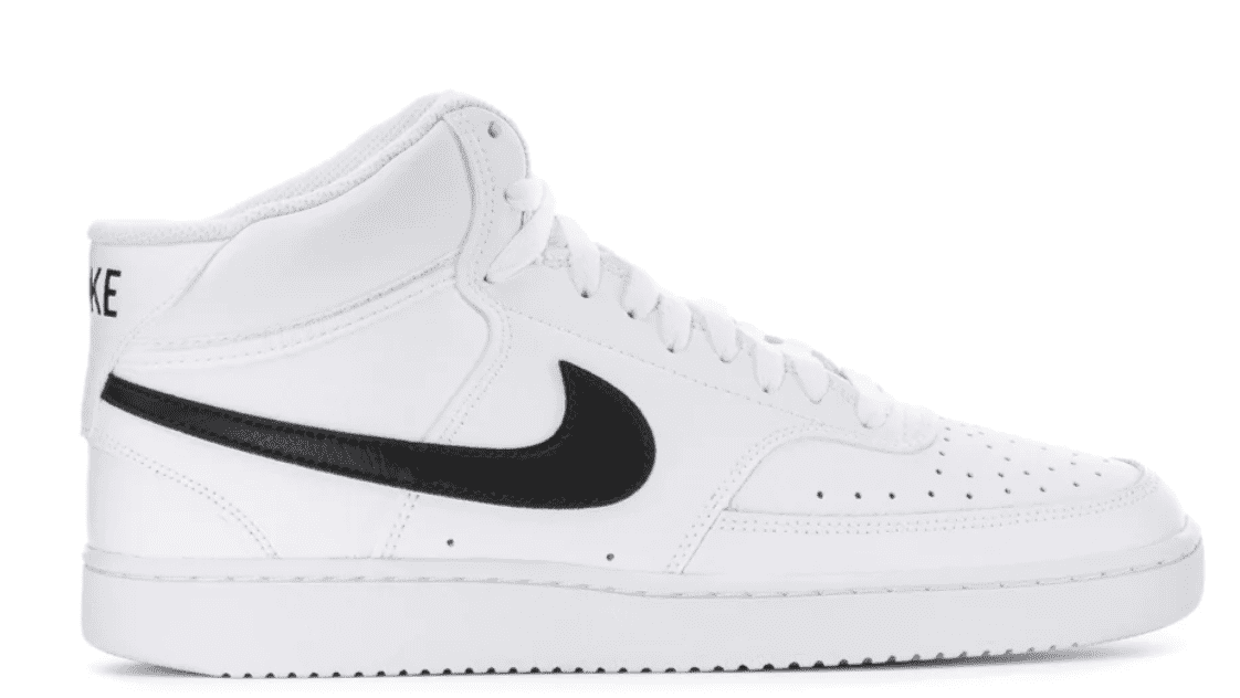 mens court vision mid sneaker