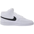thumbnail image 1 of Nike Men's Court Vision Mid Sneaker, White/Blackwhite, 7.5 Regular US, 1 of 6