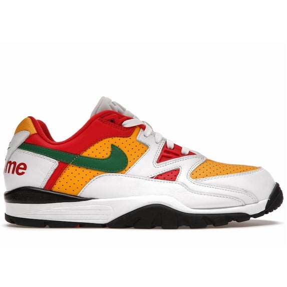 Nike Men's Cross Trainer Low Supreme White Yellow Red Shoes, from StockX