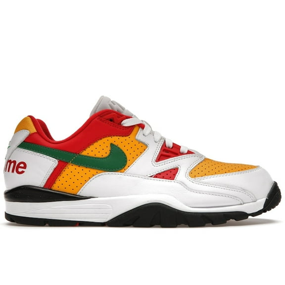 Nike Men's Cross Trainer Low Supreme White Yellow Red Shoes, from StockX