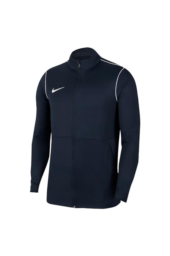 Men's DRY PARK20 TRACK JKT Sport Jacket, Obsidian/White (Large)