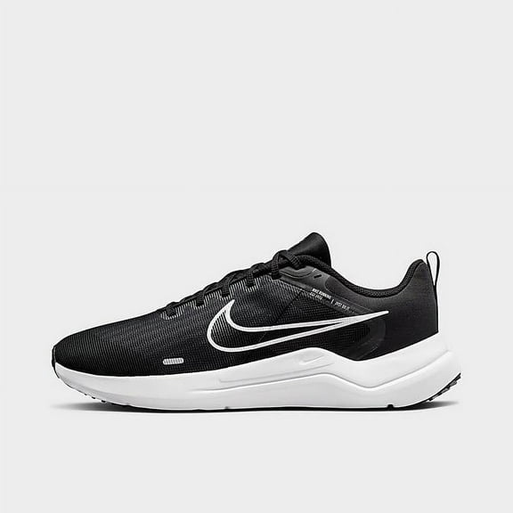 Nike Men Downshifter 12 Black / White-Dark Smoke Grey DD9293-001 Size 10 US