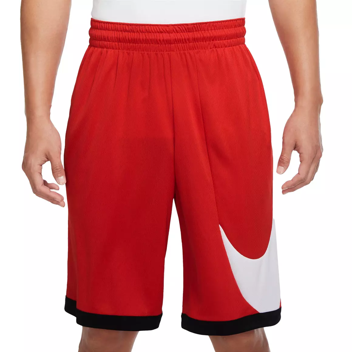 Nike Men's DriFIT Basketball HBR 3.0 "Red/Black" Shorts L