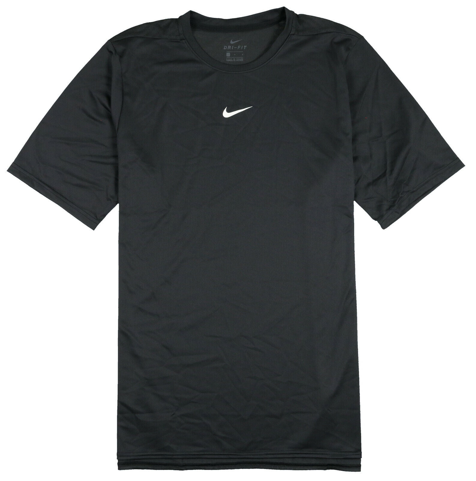 Nike Men s Dri FIT Breathe Training Shirt Small Black White