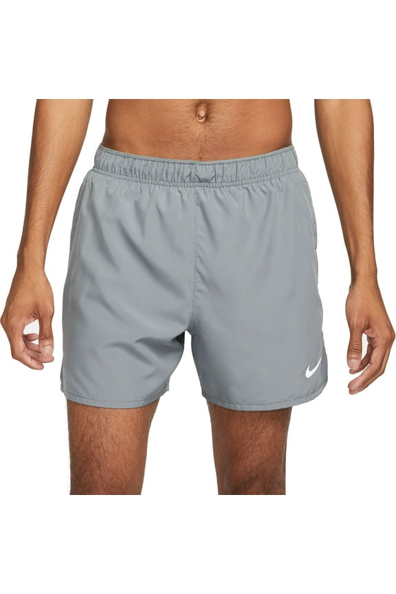 Men's Dri-FIT Challenger 5\" Brief-Lined Versatile Shorts (Smoke Grey, XL)
